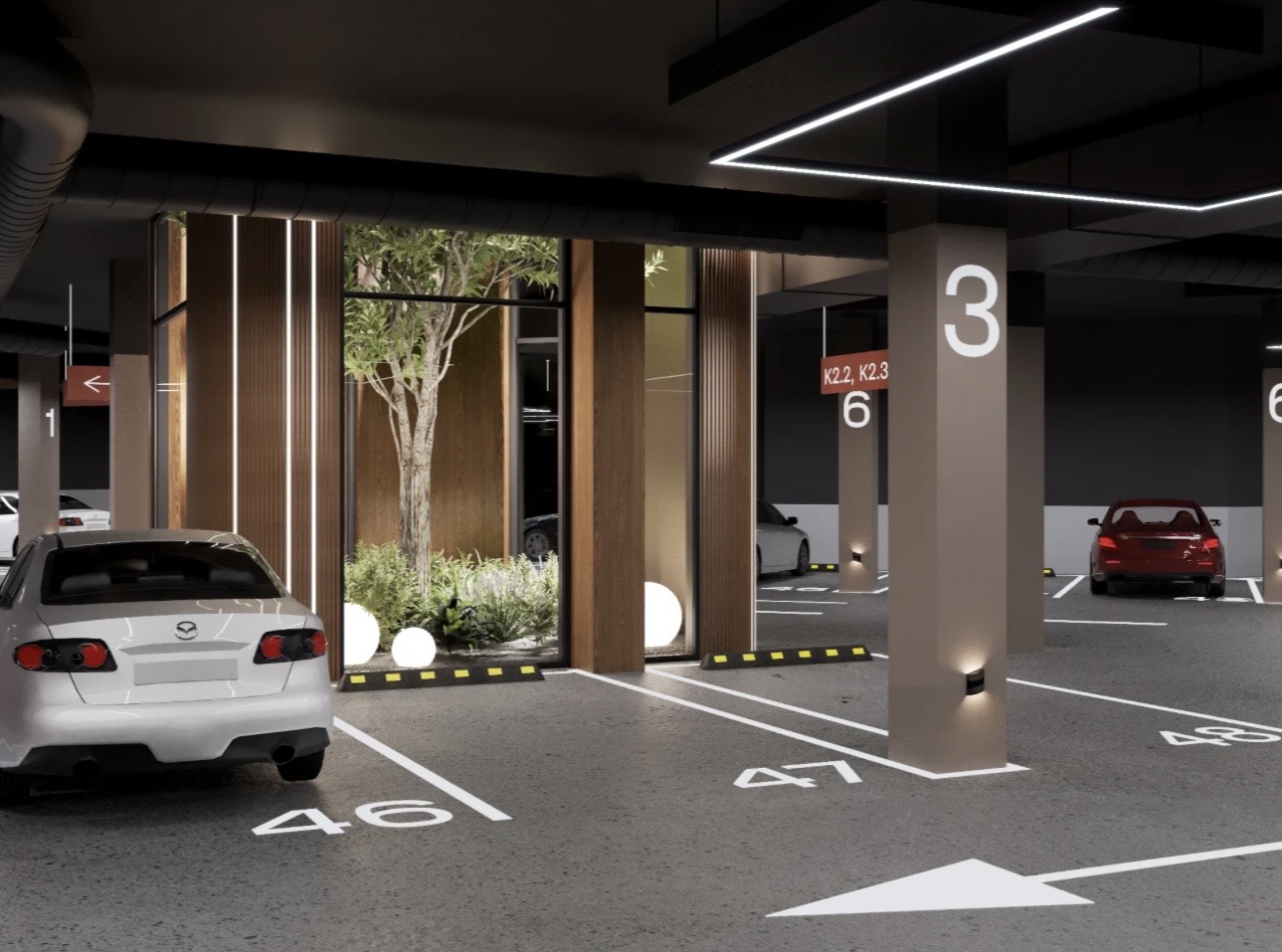 Parktechnik Tiefgarage